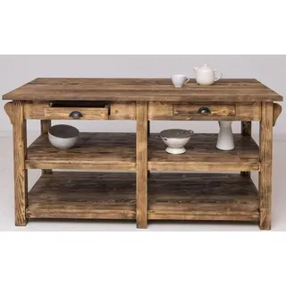 Casa Padrino Kücheninsel 180 x 85 x 90 cm Braun