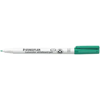 Staedtler 301-5 Lumocolor Whiteboardstift M-Spitze circa 1.0 mm, 10 Stück im Kartonetui, Grün