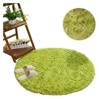 Strado, Teppich, Runder Teppich Shaggy 300x300 GreenGrass (Grün) universal (300 cm)