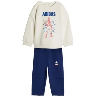adidas MARVEL SPIDER-MAN Trainingsanzug Off White/Dark Blue 74