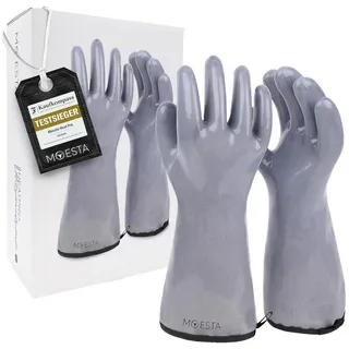 Moesta Grillhandschuhe XL Silikon grau