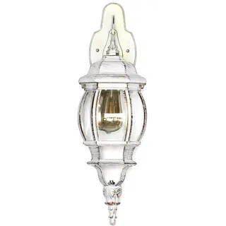 Licht-Erlebnisse Laterne Aluminium H 54,0 cm E27 IP44 Weiß Gold