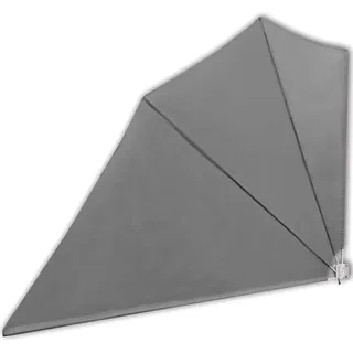 Faltbarer Balkonfächer Grau 160×240 cm - Grau