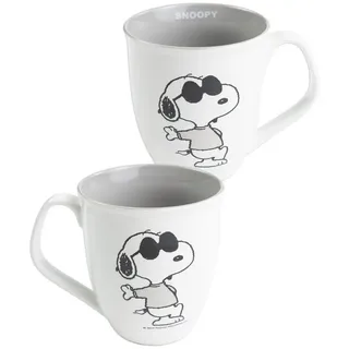 UNITED LABELS Kaffeetasse 0,28 l Grau Weiß