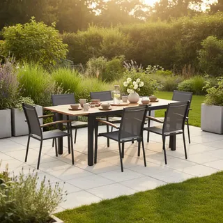 Merxx Tilos Gartentisch 150 x 90 x 75 cm Akazie 