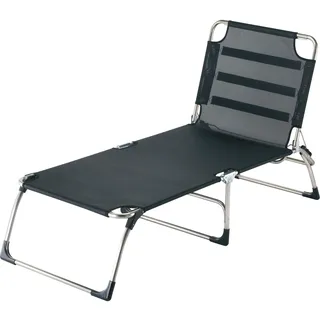 Jan Kurtz Fiam Amigo Big Dreibeinliege 207 x 75 x 40 cm schwarz klappbar