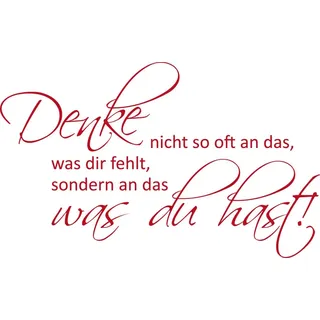 GRAZDesign Wandtattoo Sprüche Motivation für Betrieb, Büro, Wohnzimmer, Sport Wandaufkleber - 49x30cm / 031 rot