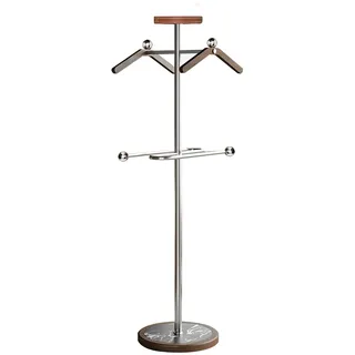 Herrendiener Diener Modern mit Ablage, Stummer Damen Diener mit Hosenbügel | Herrendiener Stummer Diener Kleiderständer mit Kleiderbügeln, für Schlafzimmer, Eingangsbereich