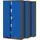 Jan C001 185 x 90 x 40 cm anthrazit/blau