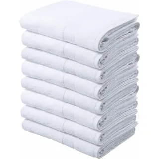 OTTO home Juna Handtuch 8 x 50 x 100 cm weiß