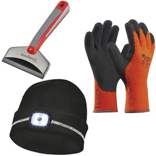 KFZ-Winterset Eiskratzer/Haube/Handschuhe - KFZ-SET black - gloves 11