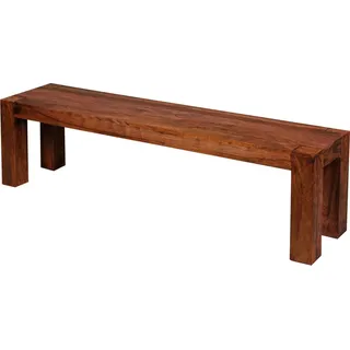 Wohnling Sitzbank Mumbai Braun 160 x 45 x 35 cm