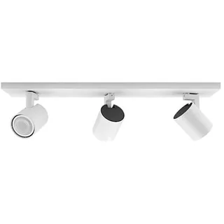 Philips Hue LED Smart Deckenleuchte Runner Weiß 3 x 5W GU10 CCT Dimmbar ZigBee