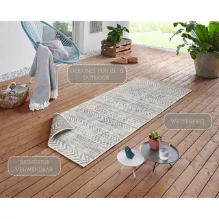 HANSE HOME Biri Wendeteppich 80 x 250 cm Beige/Grau