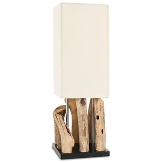 Tischlampe Treibholz B x H x T 16,5x51,5x16,5 Tischleuchte Design Deko