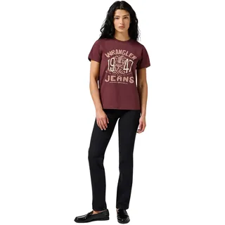 Wrangler Straight Jeans in Schwarz mit Body Bespoke-W27 / L32
