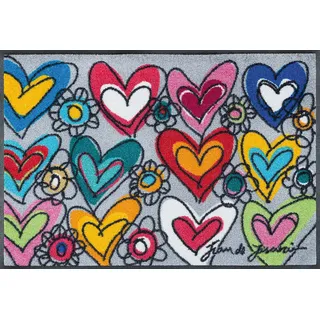 Wash+Dry With Love 50 x 75 cm Grau