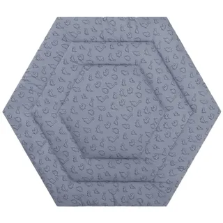fillikid Laufstalleinlage 6-eckig Exclusiv in Dino Blau | Gr.: onesize