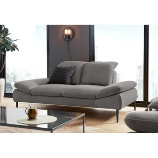 W.Schillig Couch Chenille 3-Sitzer Grau