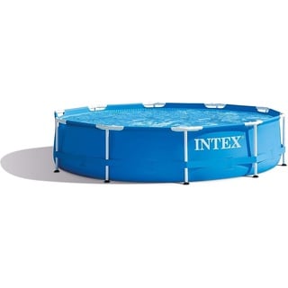 Intex Metal Frame Pool - Aufstellpool - Blau - Ø 305 x 76 cm