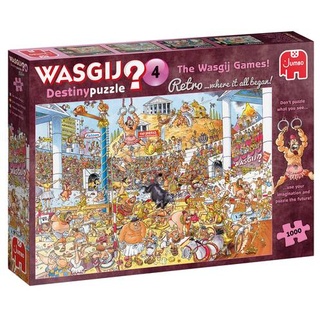 JUMBO 19178 Wasgij Destiny Retro 4 Die Wasgij-Spiele 1000 Teile Puzzle