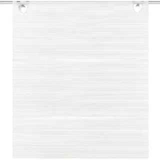 HOME WOHNIDEEN Magnetrollo Magnetrollo Querstreifen, Farbe: wollweiß, in "Bambus" Optik, mit Hakenaufhängung, Aufhängung ohne Bohren weiß 70 cm x 210 cm