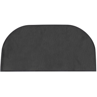 Renywosi Kaminbodenplatte Funkenschutzplatte, Glasfaser Feuerfeste Matte Halbrunde Teppich Für Kaminofen, Teppich Feuerstelle Decke Schutz Flammschutzmatte Bodenschutz Für Ofen Kamin Grill, 50x100cm