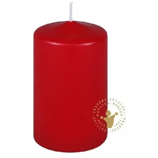 Jaspers Kerzen Stumpenkerzen rot 100 x 50 mm, 20 Stück