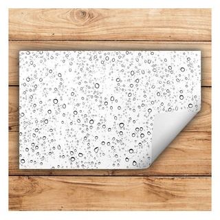 Decorwelt Herd-Abdeckplatte Herdabdeckplatte Kunststoff Aufrollbare Matte Küche Abstrakt Weiß, (80x52, 1 tlg), für alle Herdarten excl. Gasherde 80 cm x 52 cm x 0,3 cm