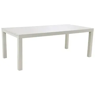 Sunfun Maja Gartentisch Stone  (L x B x H: 300 x 100 x 74 cm, Aluminium, Sintered Stone, Ausziehbar, Light-Greige)