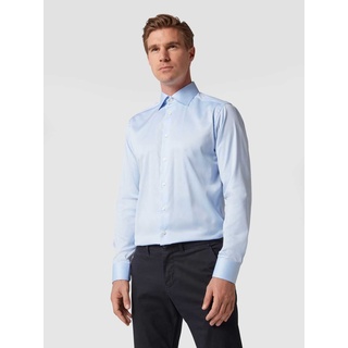 Regular Fit Business-Hemd aus Popeline, Bleu, 42