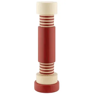 Alessi Pfeffermühle Gewürzmühle TWERGI Natural rot