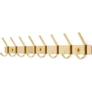 TOJ Living Wandgarderobe - 62CM - 16 Haken - Garderobenhaken - Garderobenhaken - Garderobenhaken Wand - Garderobe - Wandgarderobe - Garderobenstän... - Gold