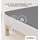 Baumwolle 140 x 200 - 160 x 220 cm gray mid