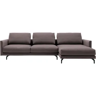 creation by rolf benz Eckcouch Chenille 2-Sitzer Grau