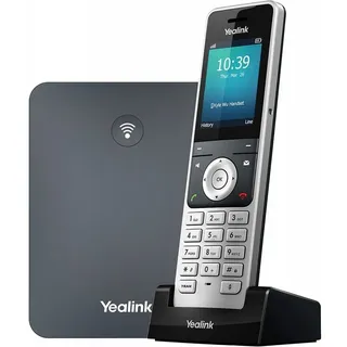 Yealink W76P - Schnurloses Telefon / VoIP-Telefon mit Rufnummernanzeige