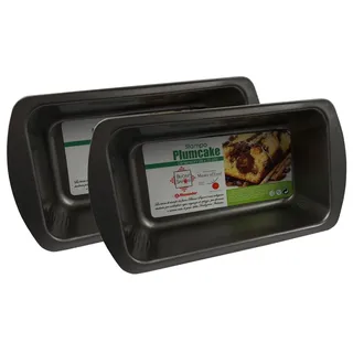None Brot- und Kuchenbackform 2er Set Kastenform 28 x 15 cm