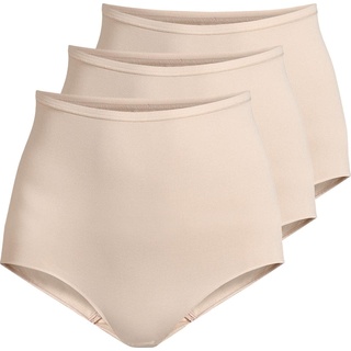 Speidel, Damen, Unterhosen, 3er Pack Inshape High Waist Panty, Beige, (38 E, 3er Pack)