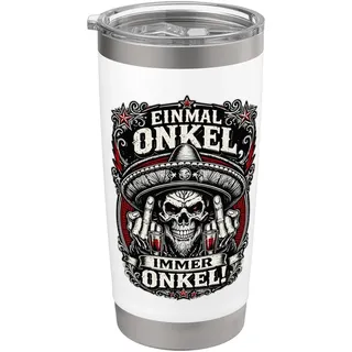 Einmal Onkel, Immer Onkel - Stolzer Onkel | La Familia 2026 Doppelwandiger Edelstahl-Thermobecher