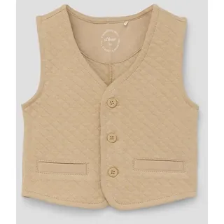 s.Oliver Funktionsweste Indoor-Weste Weste in Steppstruktur beige 74 EU