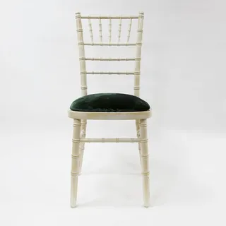 Decor Essentials Samt-Sitzkissen für Chiavari-Stühle, Hochzeit, Veranstaltung, Jäger, Waldgrün