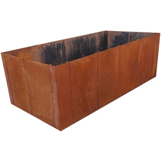 EdelrostPassion Hochbeet, Edelrost, Metall, Höhe:50cm, Länge:150 - 400cm, Tiefe:60 - 120cm beige 400 cm x 50 cm x 120 cm