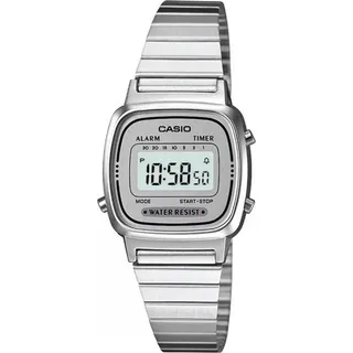 Casio LA-670WA Edelstahl 28 mm LA670WA-7D