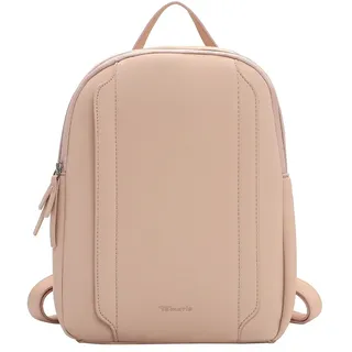 Rucksack TAMARIS "Rucksack TAS Kimi", Damen, Gr. B/H/T: 26cm x 31cm x 13cm, rosa (lightrose 646), Polyurethane, Rucksäcke Rucksack