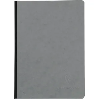Clairefontaine Notizbuch A5 kariert Grau