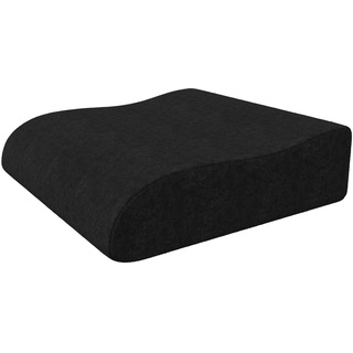 bonmedico Sitzkissen orthopädisch - Ergonomisches Memory Foam Kissen für Bürostuhl, Auto, Rollstuhlkissen oder Sitzerhöhung für Erwachsene - Wellness Schwarz