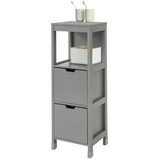 SoBuy Badezimmerschrank 30 x 90 x 30 cm Grau