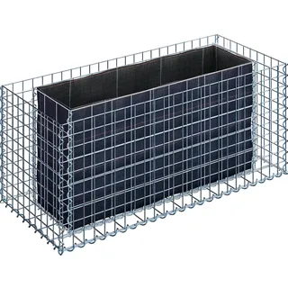 Gabiona Gabionen Hochbeet 120 x 50 x 50 cm