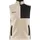 Fleeceweste Damen ecru black L