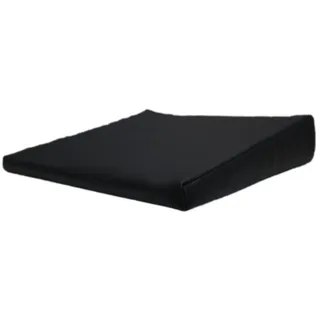 Brilliant Sitzkissen / Sitzkeil / Kunstleder / Schwarz / 38x38x8/2 cm, Ergonomisch schwarz